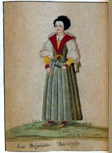 Costume of a concubine in Transylvania