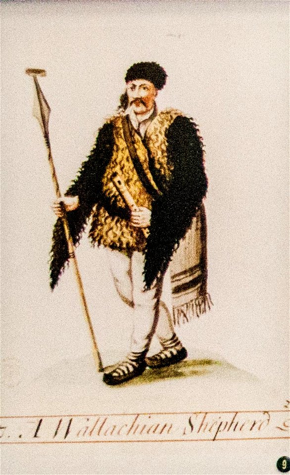 Costume of a Romanian shepherd