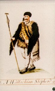 Costume of a Romanian shepherd