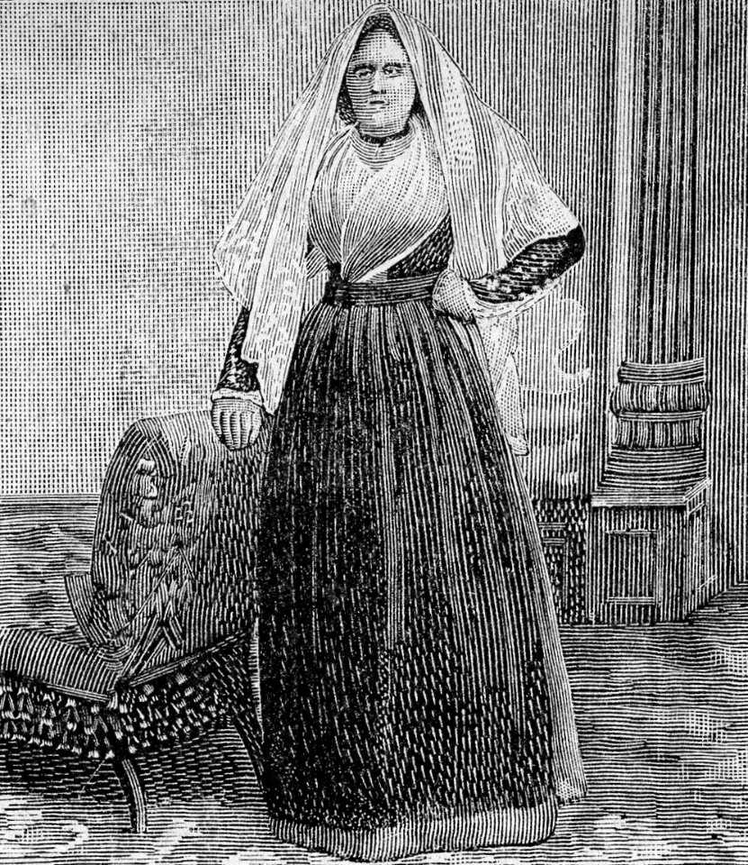 Costume di Sant’Antioco (xilografia)