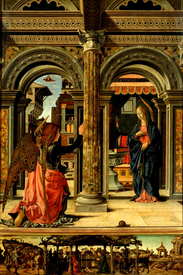 Francesco del Cossa - The Annunciation - Google Art Project