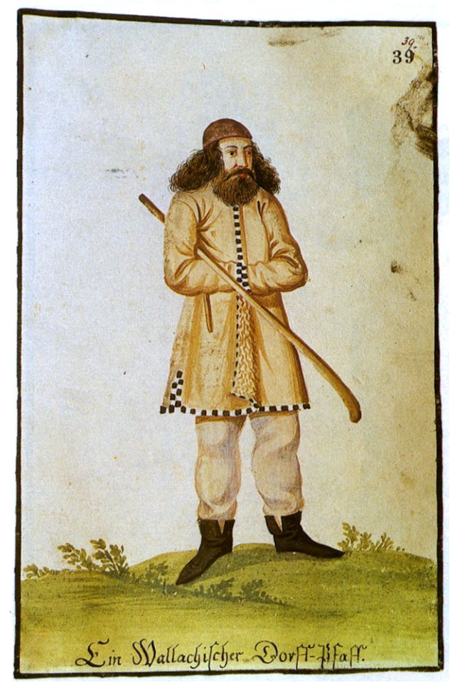 Costume of a Roumanian village pope