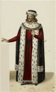 Costume of Enguerrand de Marigny (La Tour de Nesle, 1832) (cropped)