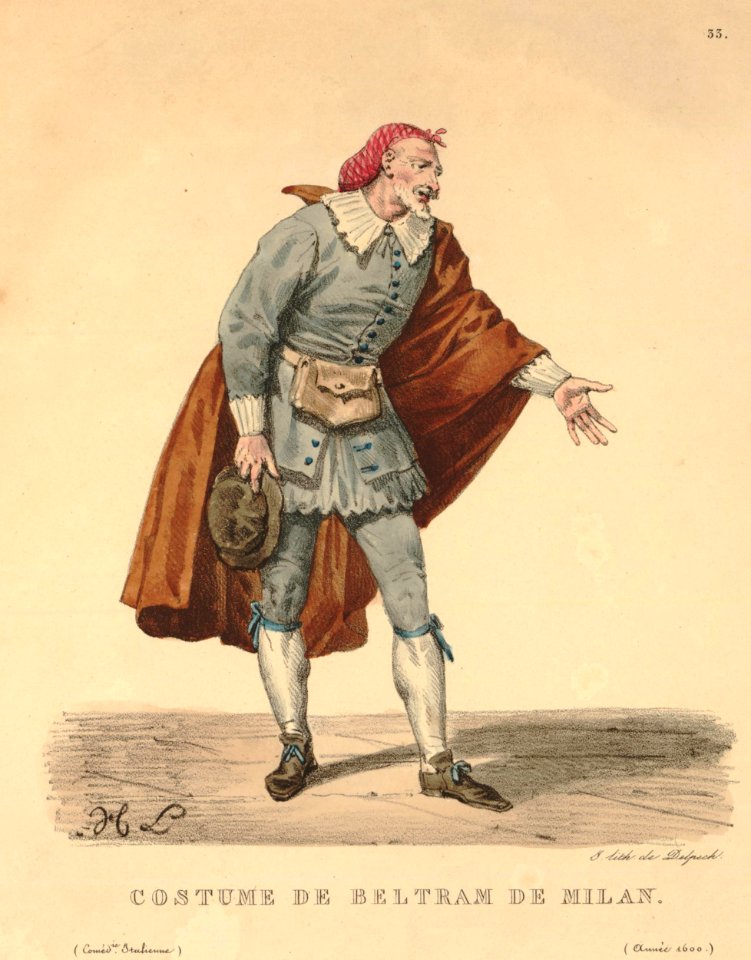 Costume de Beltram de Milan (BM 1871,1209.2543)
