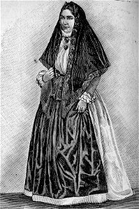 Costume ricco di Tortolì (xilografia)
