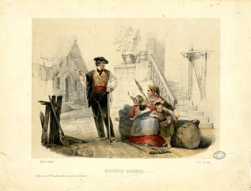 Costumes basques - Fonds Ancely - B315556101 A HENNEBUTTE 2 008