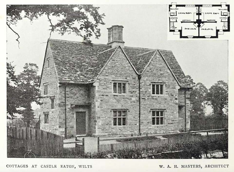 Cottages at Castle Eaton, Wiltshire
