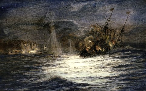 Count Spee sinking Monmouth