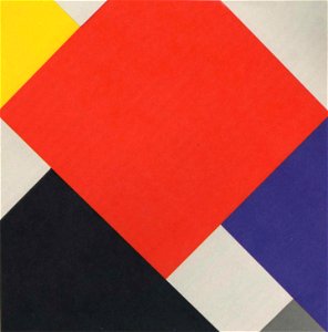 Theo van Doesburg Counter-CompositionV (1924). Free illustration for personal and commercial use.