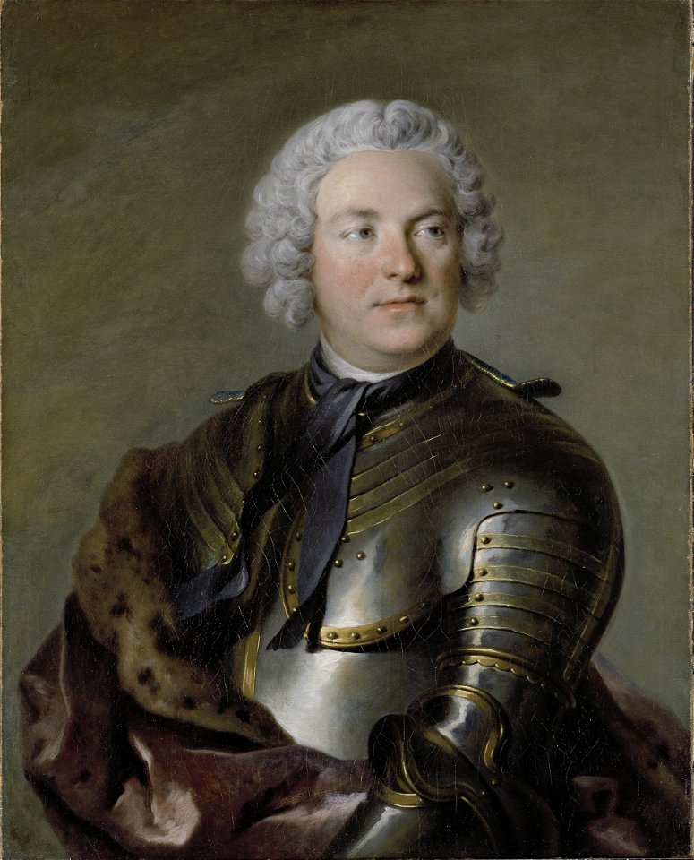 Count Carl Gustaf Tessin (Louis Tocqué) - Nationalmuseum - 19449