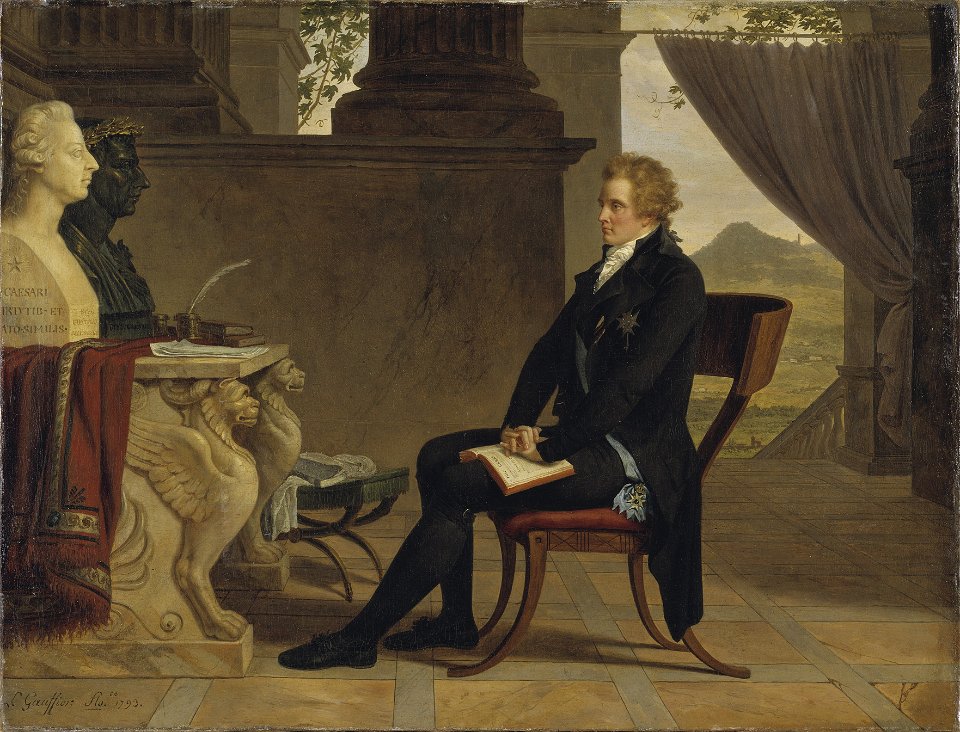 Count Gustaf Mauritz Armfelt in Florence (Louis Gauffier) - Nationalmuseum - 19714