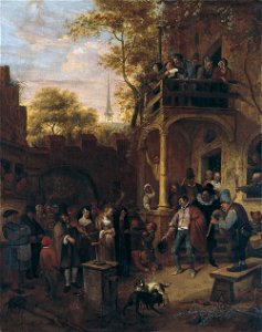 Country Wedding by Jan Steen Museo Thyssen-Bornemisza