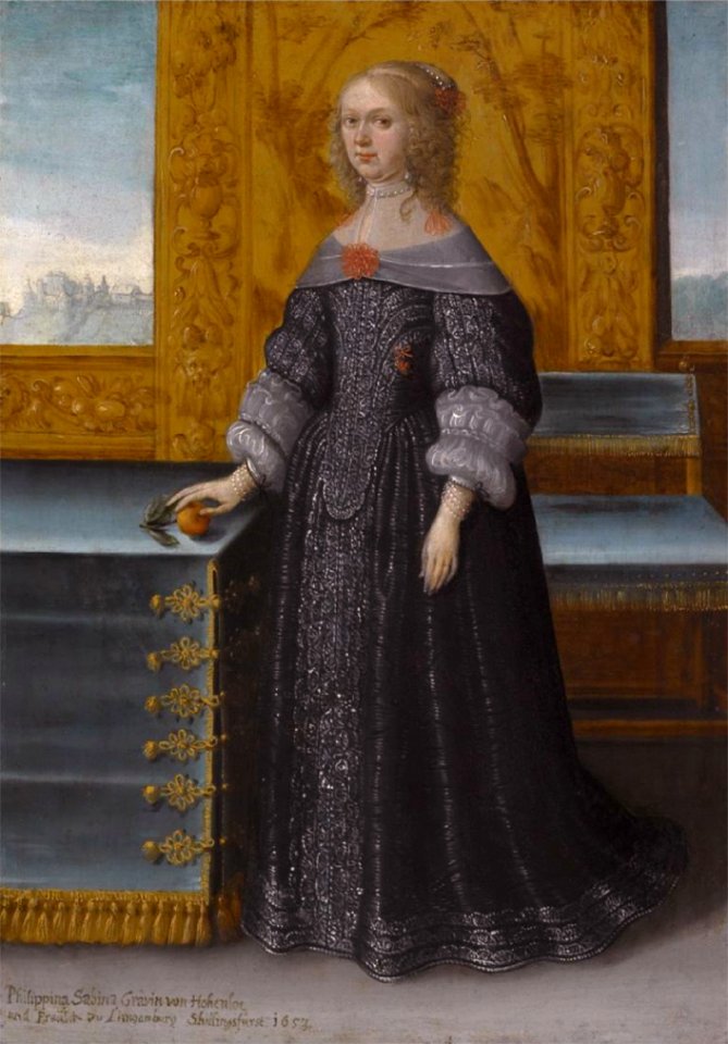 Countess Philippina Sabina von Hohenlohe by Wolfgang Heimbach