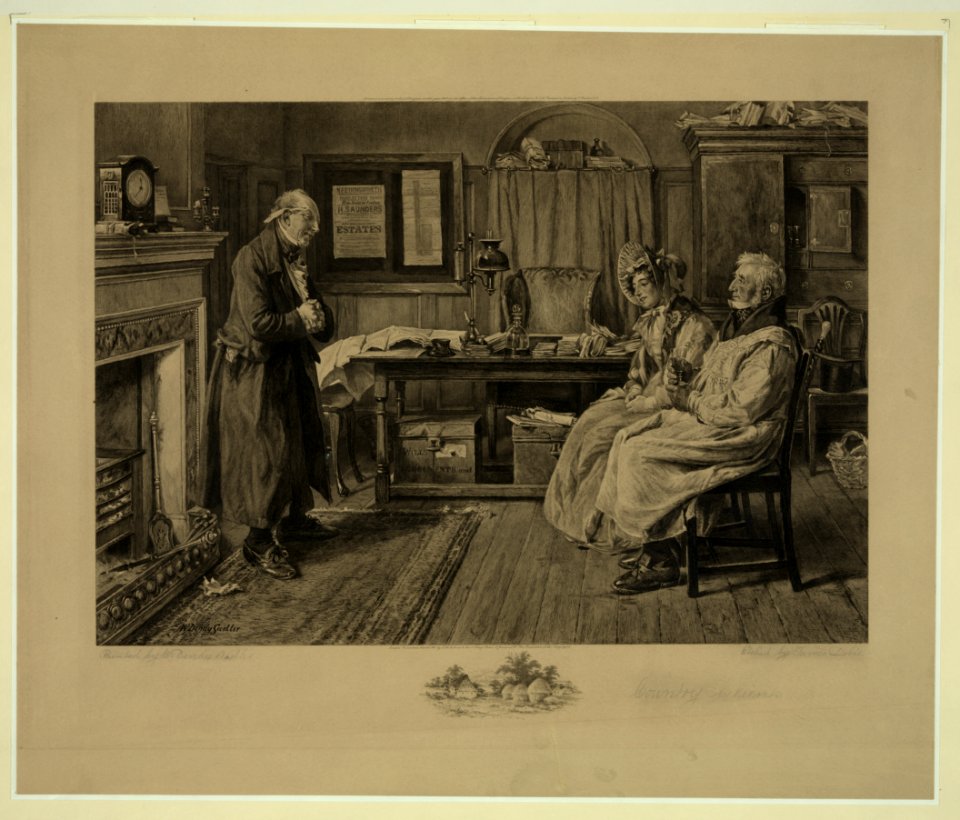 Country clients - W. Dendy Sadler ; painted by W. Dendy Sadler ; etched by James Dobie. LCCN2009633827