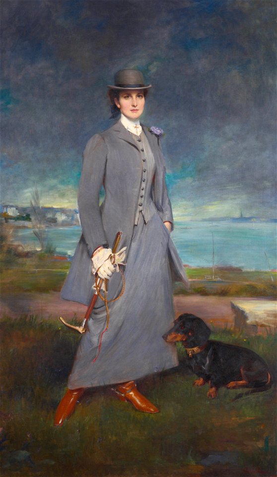 Countess de la Maitrie, by Charles-Albert Walhain