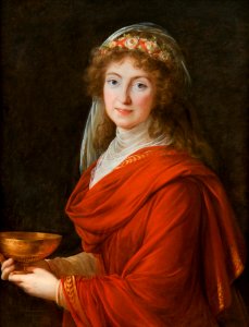 Countess Siemontkowsky Bystry by Vigee le Brun. Free illustration for personal and commercial use.