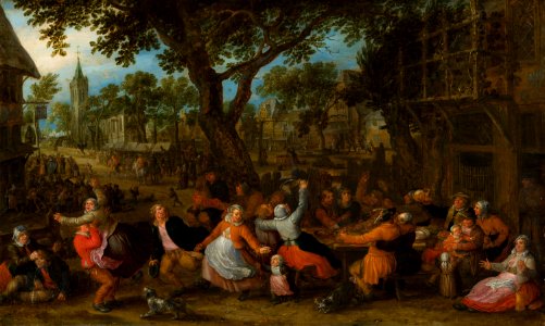 Country Fair by David Vinckboons Mauritshuis 542