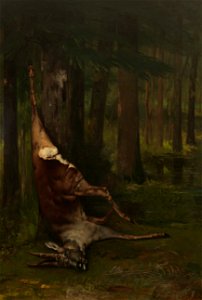 Courbet - Hanging Roe Deer, c. 1856-1858, hwm0075