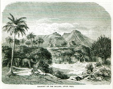 Country of the Shiluks, Upper Nile - Ainsworth William Francis - 1870