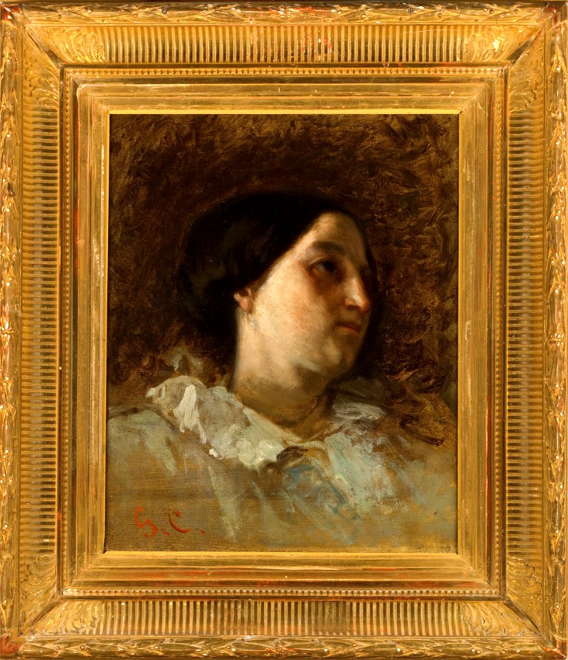 Courbet - Etude de femme (H. Bonion), 1854, 876.3.24