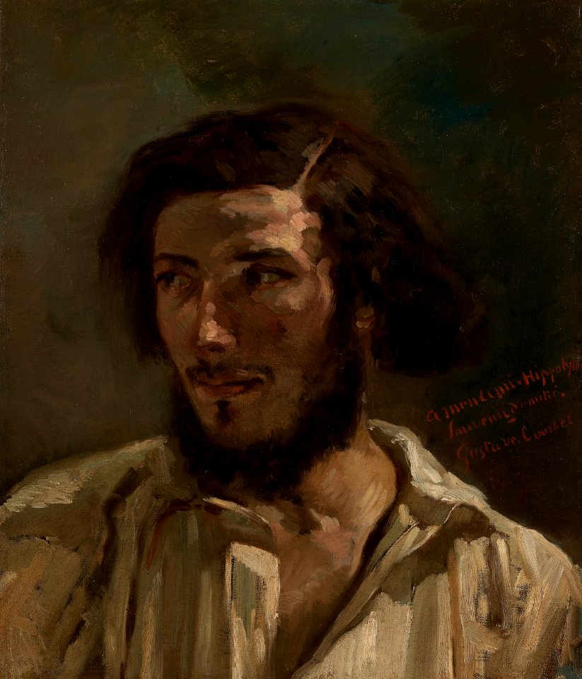 Courbet - Portrait, c. 1849-1863, hwm0078