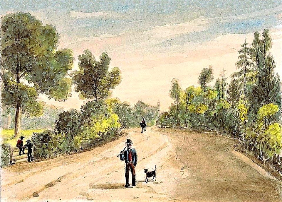 Country Road Near Quebec