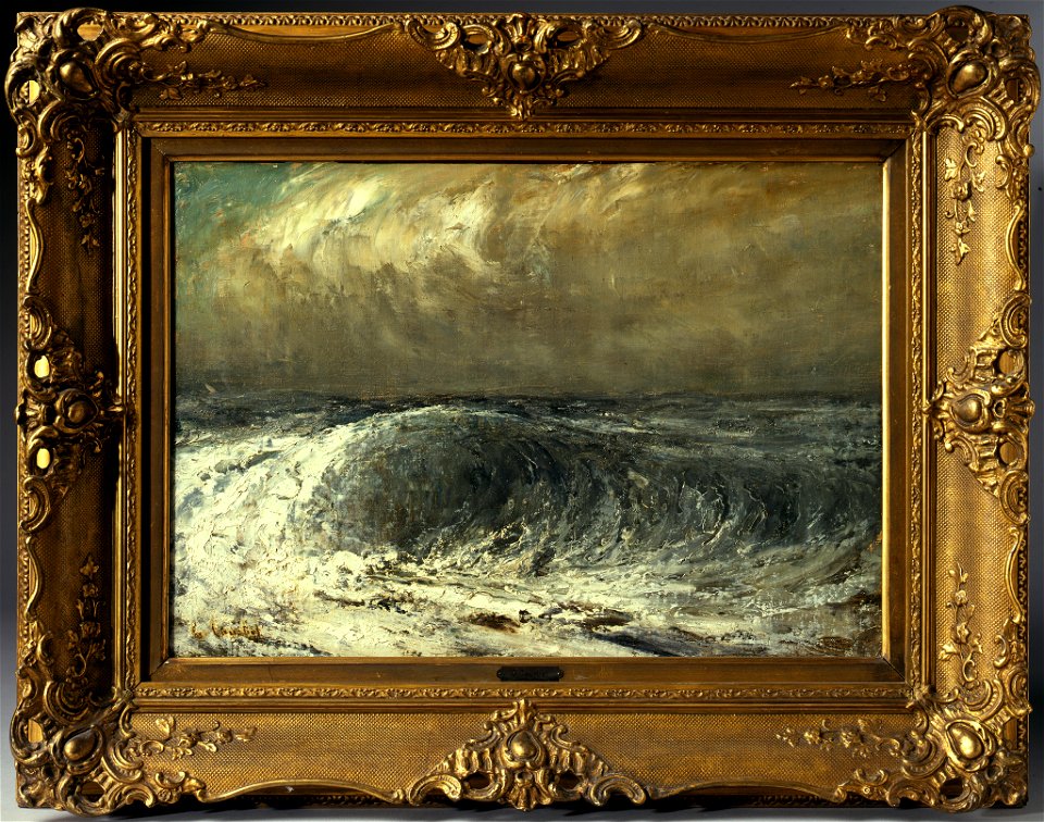 Courbet - Stormy Sea, ca. 1869, 51.242