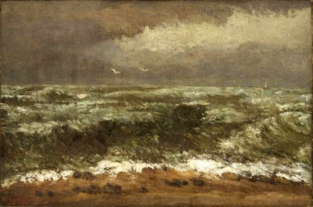 Courbet - Waves, c. 1870, 1963-181-21