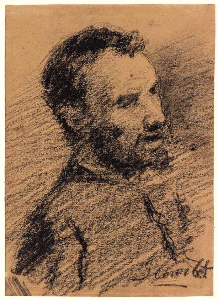 Courbet - Portrait of Armand Gautier, 1867 - 1871