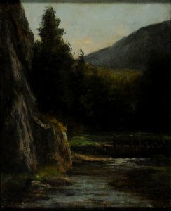 Courbet - Rochers, sapins, ruisseau, 949.1.66