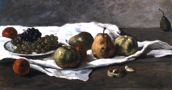 Courbet - Apples, Pears, and Grapes on a Table, ca. 1871-1873, 2011.96