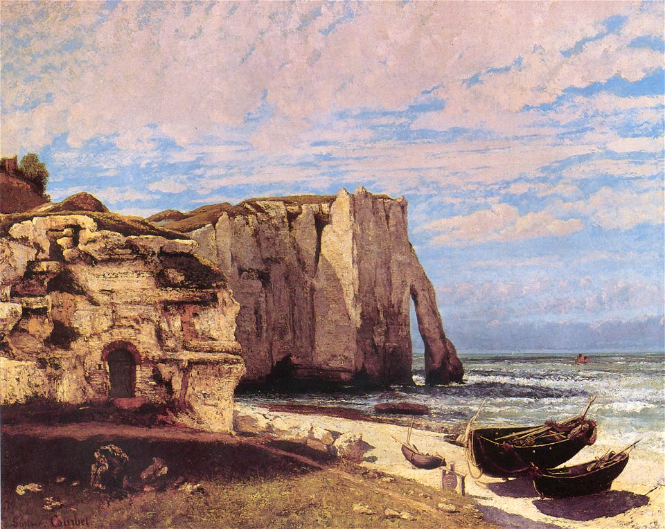 Courbet Etretat