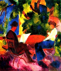 Couple-at-the-garden-table