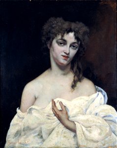 Courbet - Woman with Bared Breast, 1867