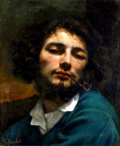 Courbet Autoportrait. Free illustration for personal and commercial use.