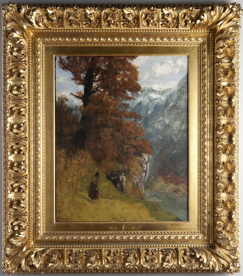 Courbet - L'Automne (Autumn), 1866, 25.2 | Creazilla