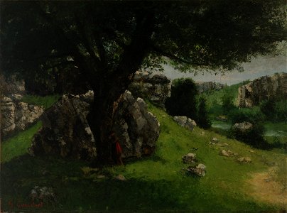 Courbet - Paysage du Jura, ca. 1866
