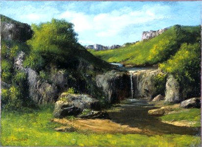 Courbet - attribution incertaine - Cascade, 887.3.38