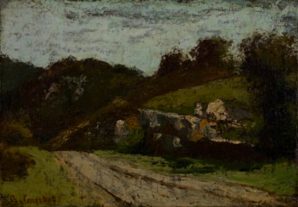 Courbet - Road in Sunshine, c. 1873-1877, hwm0076