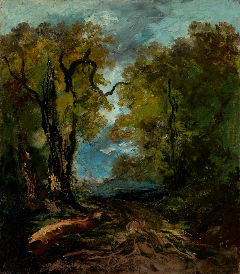 Courbet - By the Lake, 1861, hwm0077