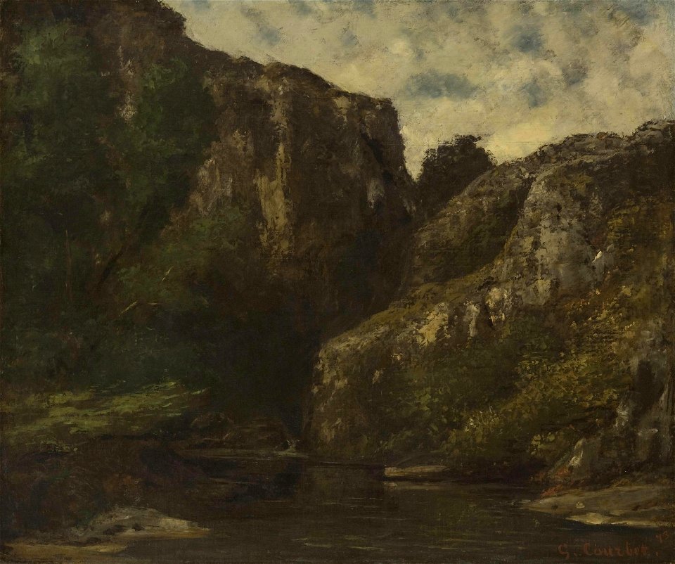 Courbet - Imitator of - Rill in the Mountains, W1907-1-21