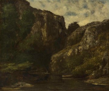 Courbet - Imitator of - Rill in the Mountains, W1907-1-21