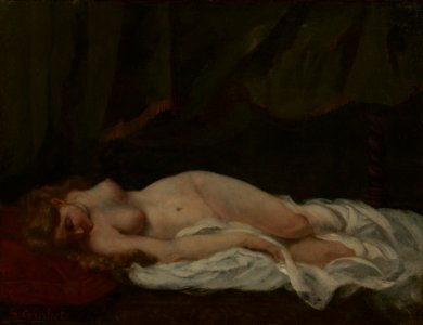 Courbet - Sleeping Girl, 1866, hwm0074