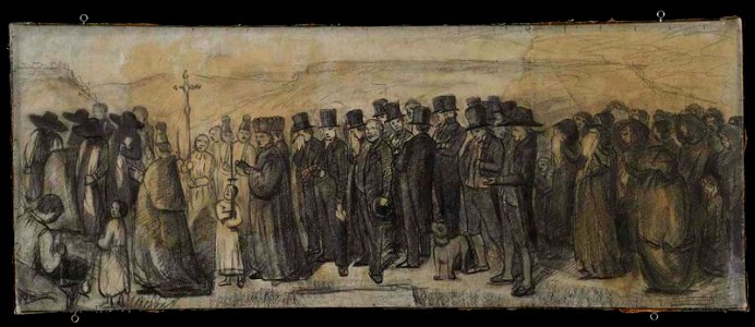 Courbet - Un enterrement à Ornans, 1849