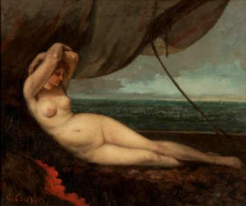 Courbet - Nude Reclining by the Sea, 1868, 1963-181-20
