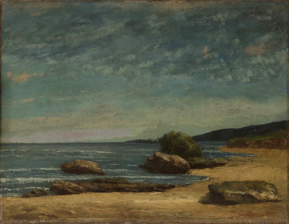 Courbet - Rocky Coast, Cat. 943
