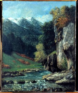 Courbet - Landscape, ca. 1874-1877
