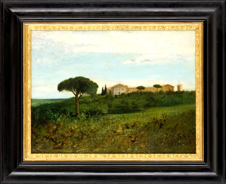 Courbet - Vue de la Tour de Farges, 98.5.1