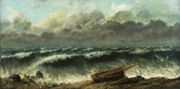 Courbet - Waves, 1869, W1905-1-1