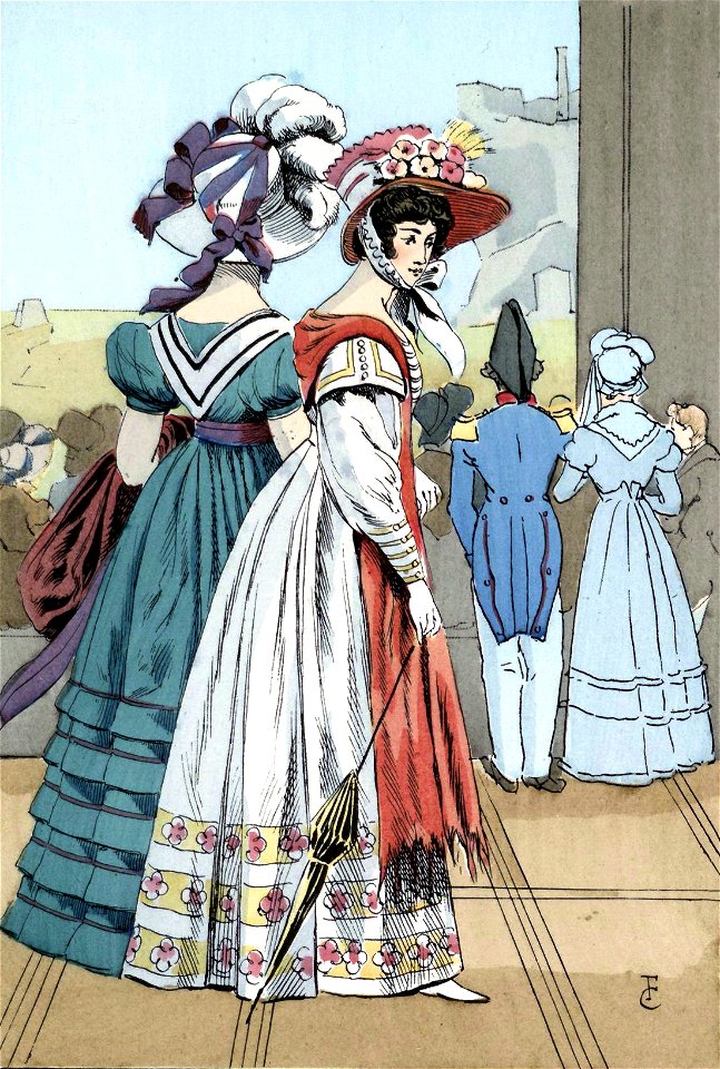 Inside the Boulogne panoramam, 1824